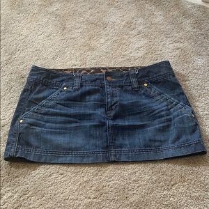 Express Denim Mini Skirt Size 12